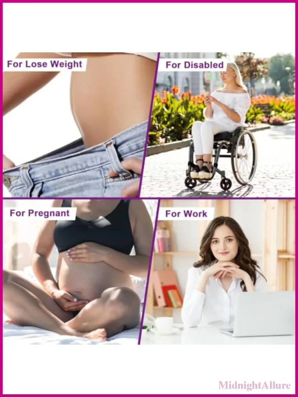 2pcs No Buckle Belt Adjustable Invisible Buckleless Belt Stretch Canvas